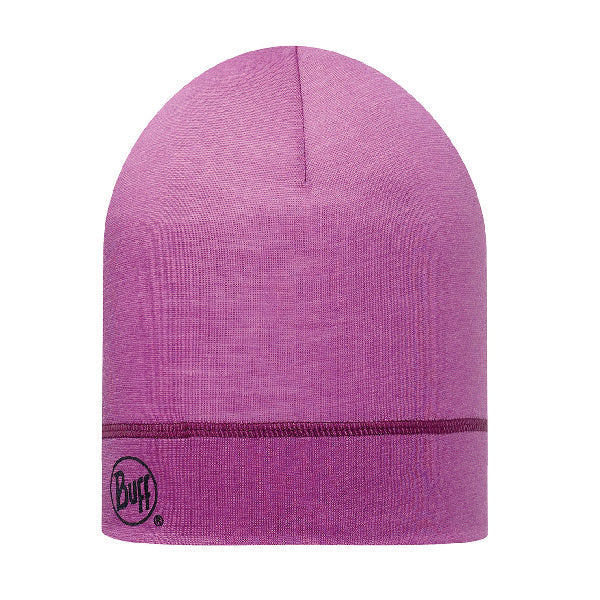 Buff® Merino Wool 1 Layer Hat Solid Raspberry Wild Pink
