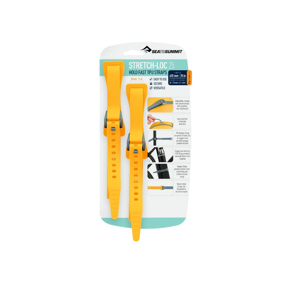 Sea to Summit Stretch-Loc TPU Straps 20 x 625m - 2pk