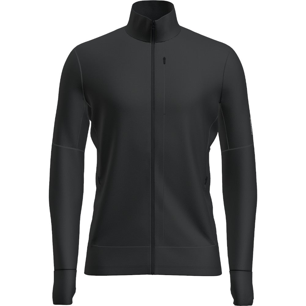 Icebreaker Men's Merino 260 Quantum Long Zip Jacket - Black