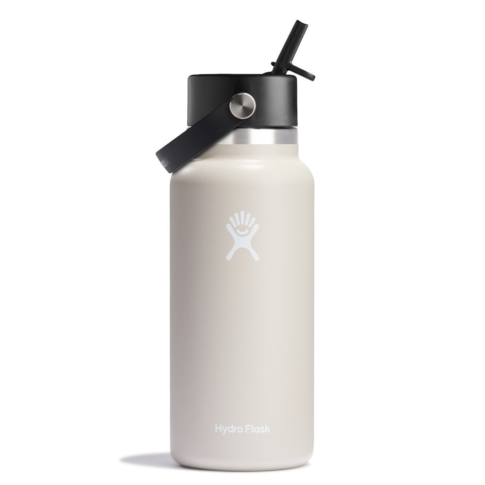 Hydro Flask 32oz Wide Mouth Bottle with Straw Cap, 946ml