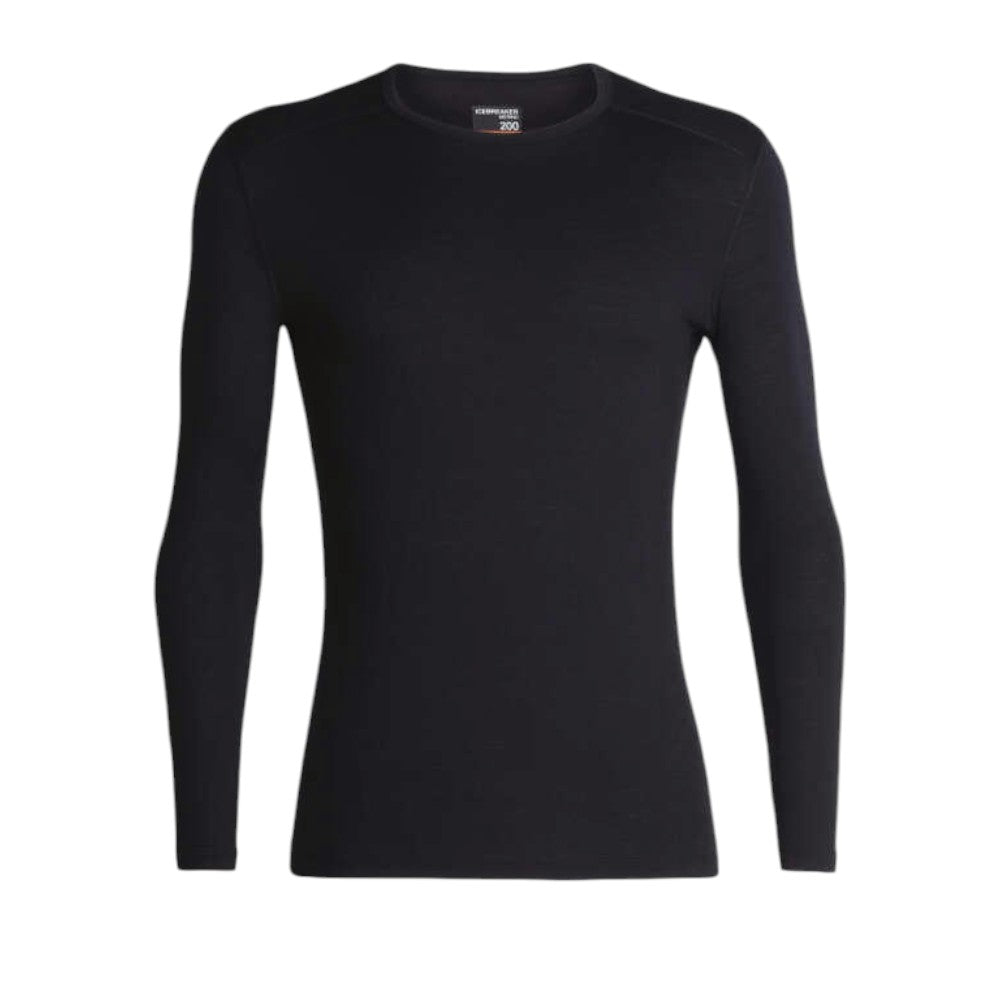 Icebreaker Men's Merino 200 Oasis Thermal Top - Black