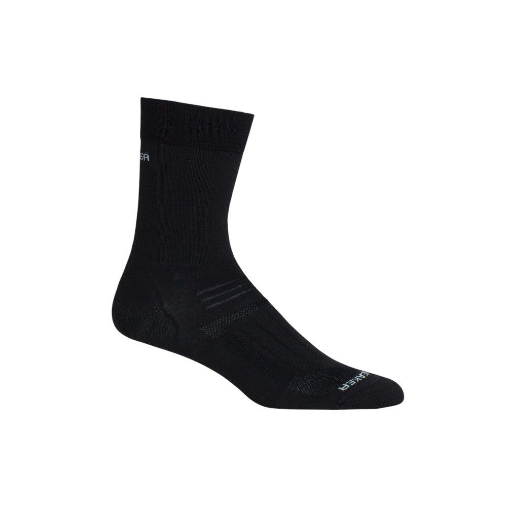 Icebreaker Women's Merino Hike Liner Crew Socks - Black