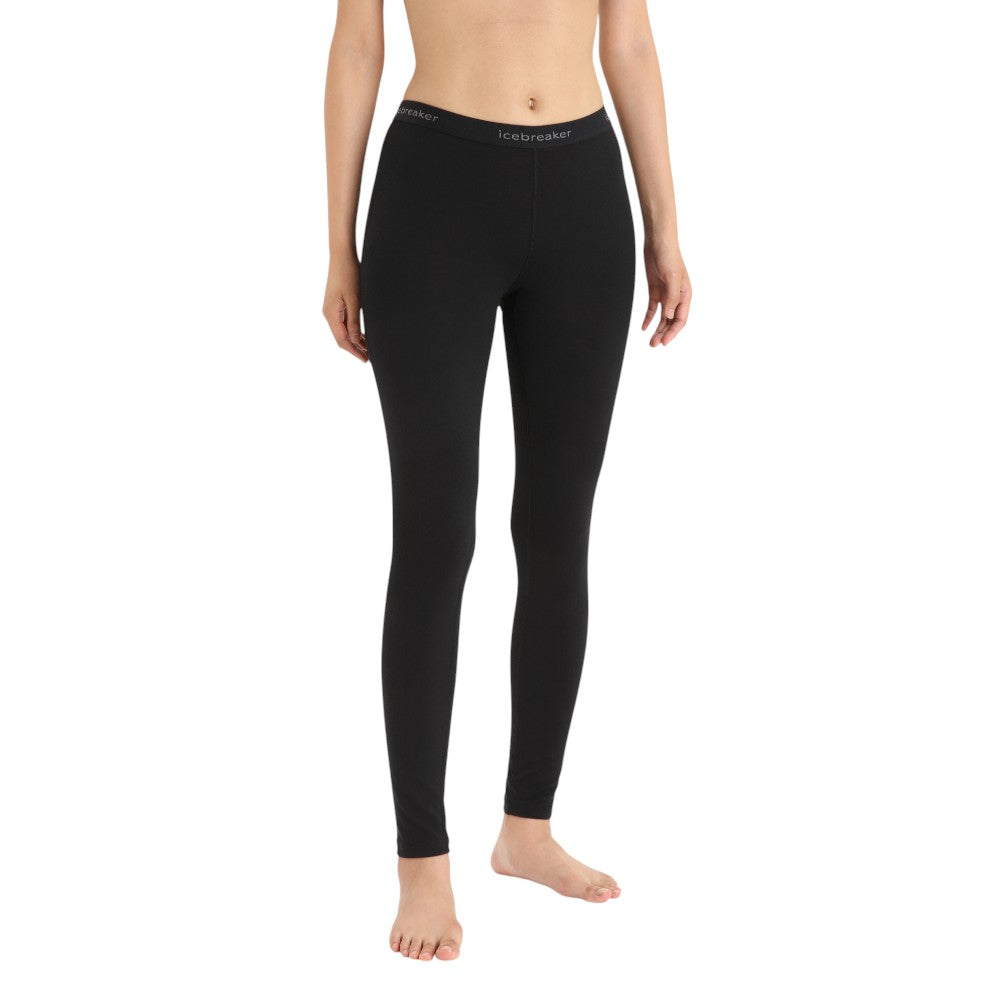 Icebreaker Women's Merino 200 Oasis Thermal Leggings - Black