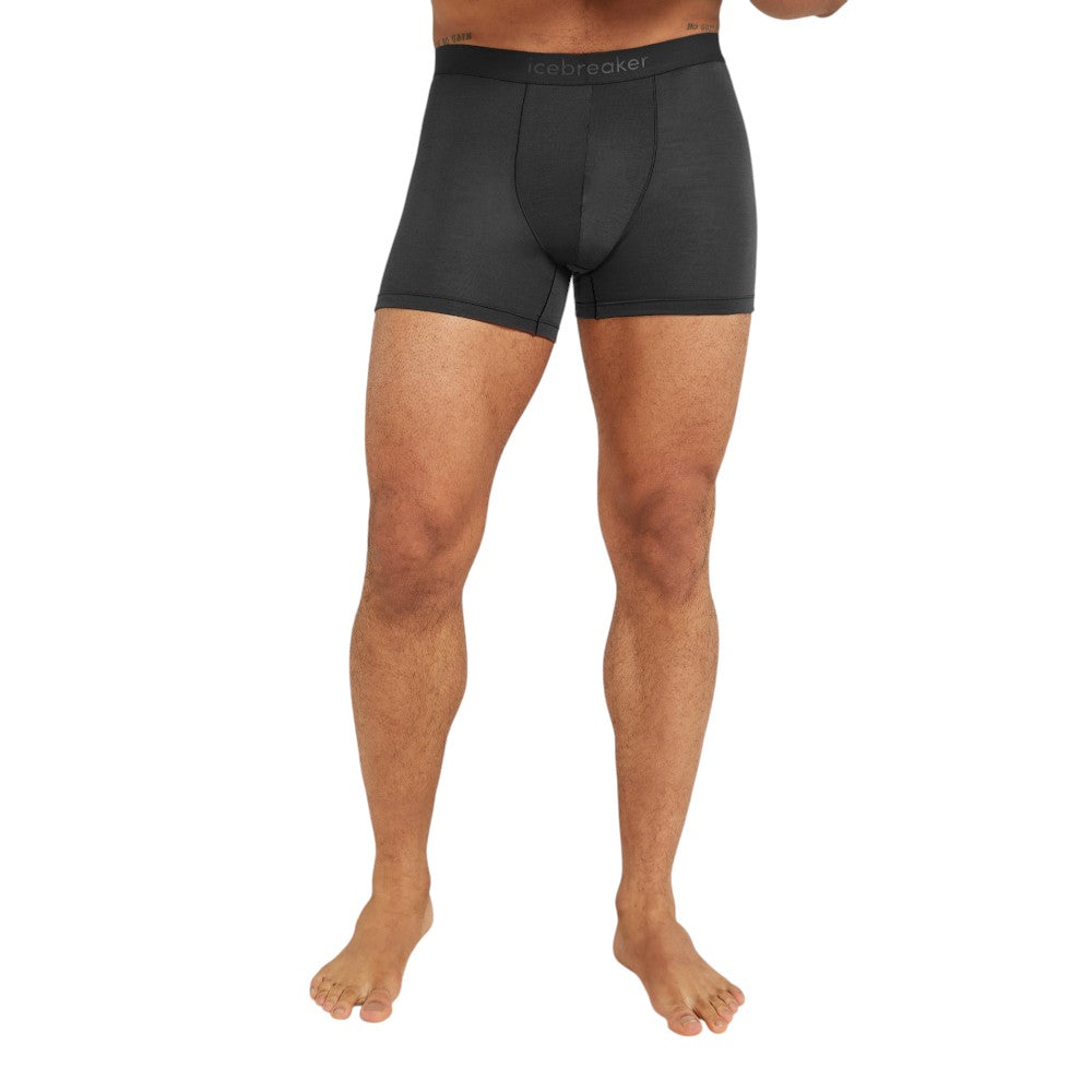 Icebreaker Men's Merino 150 Anatomica Boxers - Black/Monsoon
