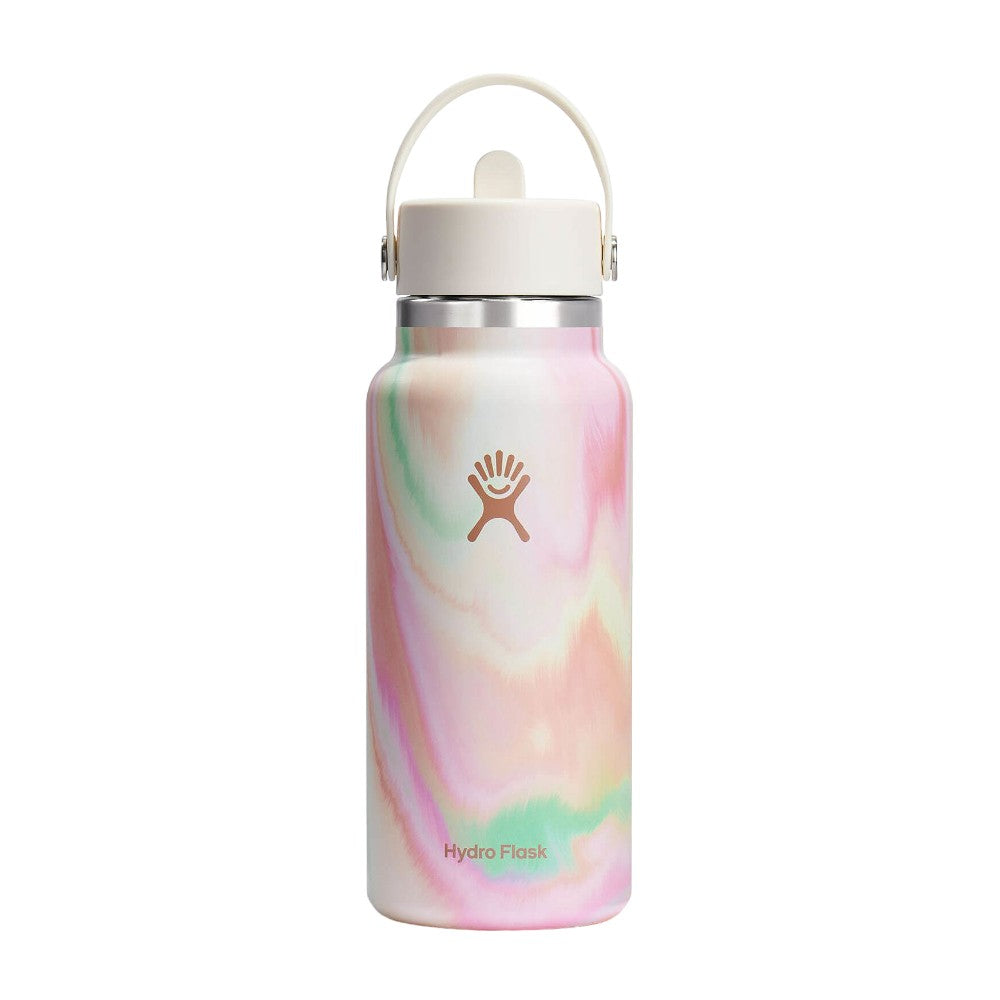 Hydro Flask 32oz Wide Mouth Bottle with Straw Cap, 946ml