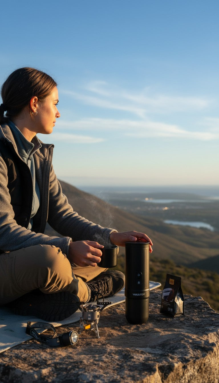 VukaBrew Portable Coffee Maker with Stand