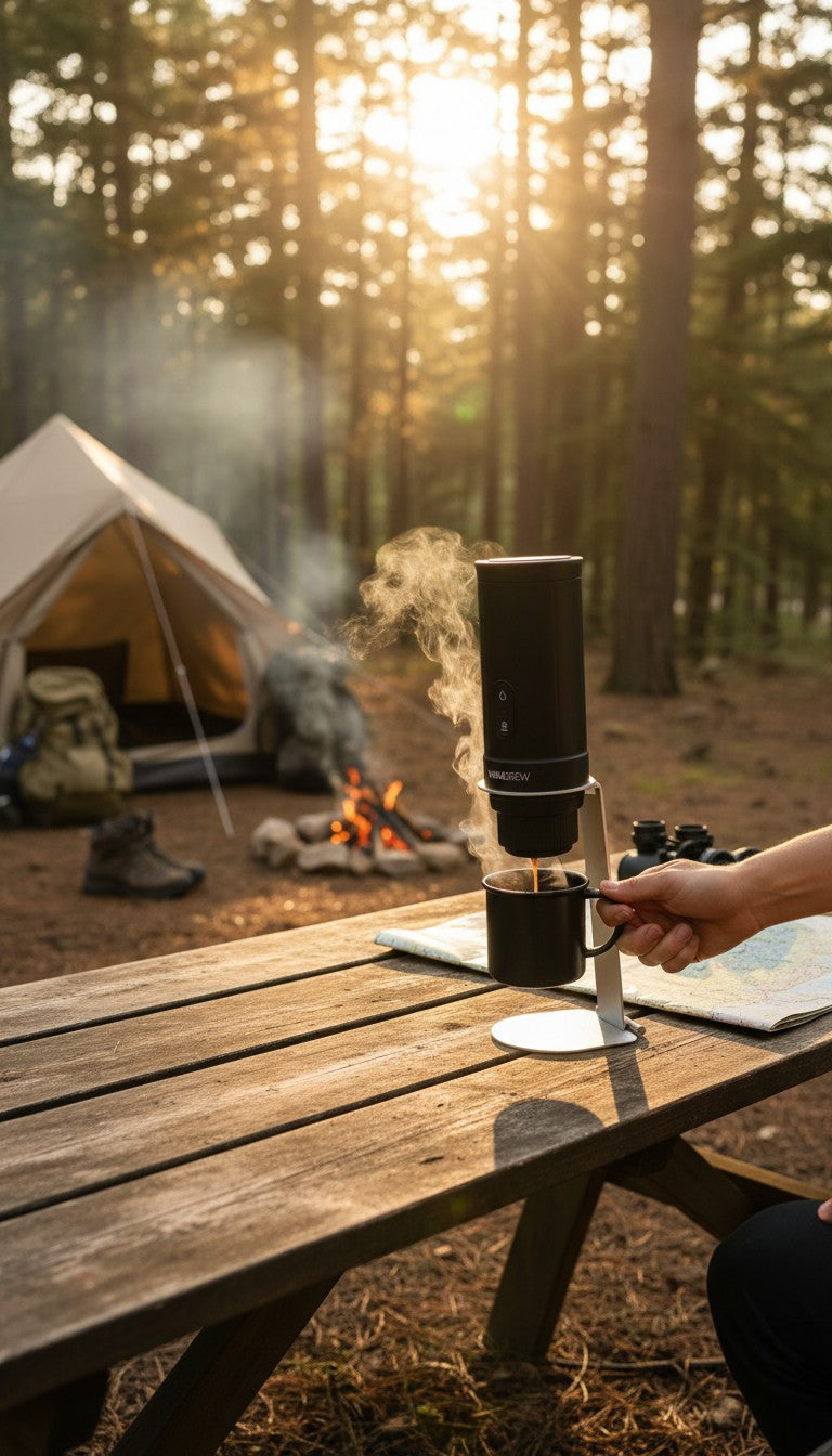 VukaBrew Portable Coffee Maker with Stand