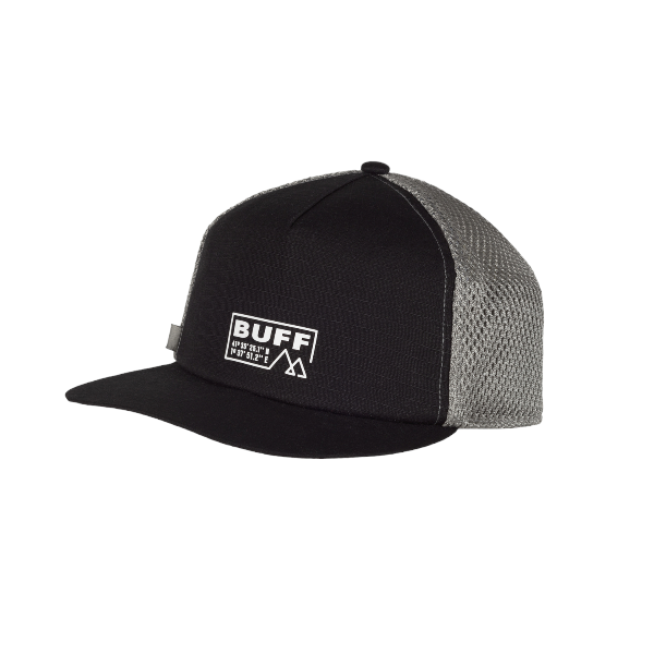 Buff® Trucker Pack Cap Solid Black