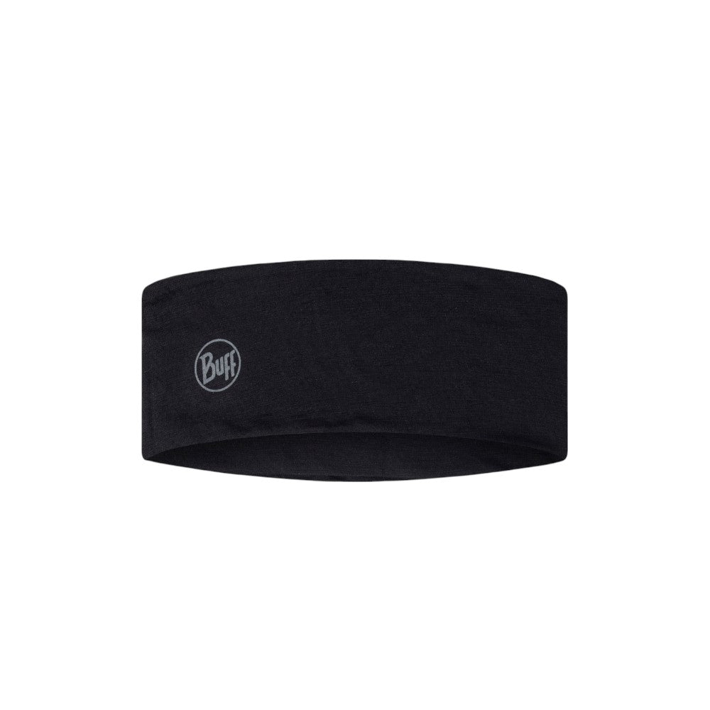 Buff® Lightweight Merino Wool Headband - Solid Black