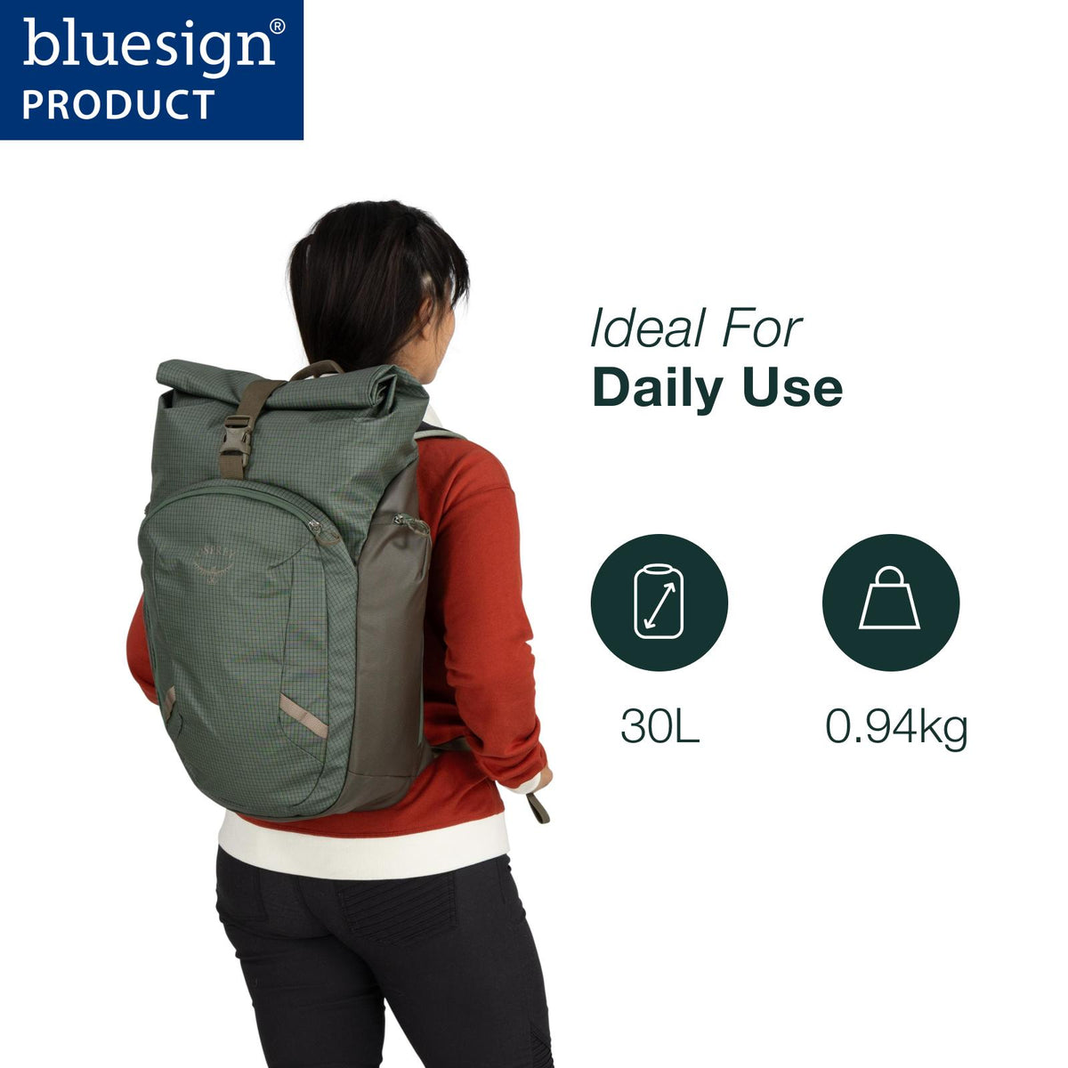 Osprey Transporter Roll Top - Pine Leaf