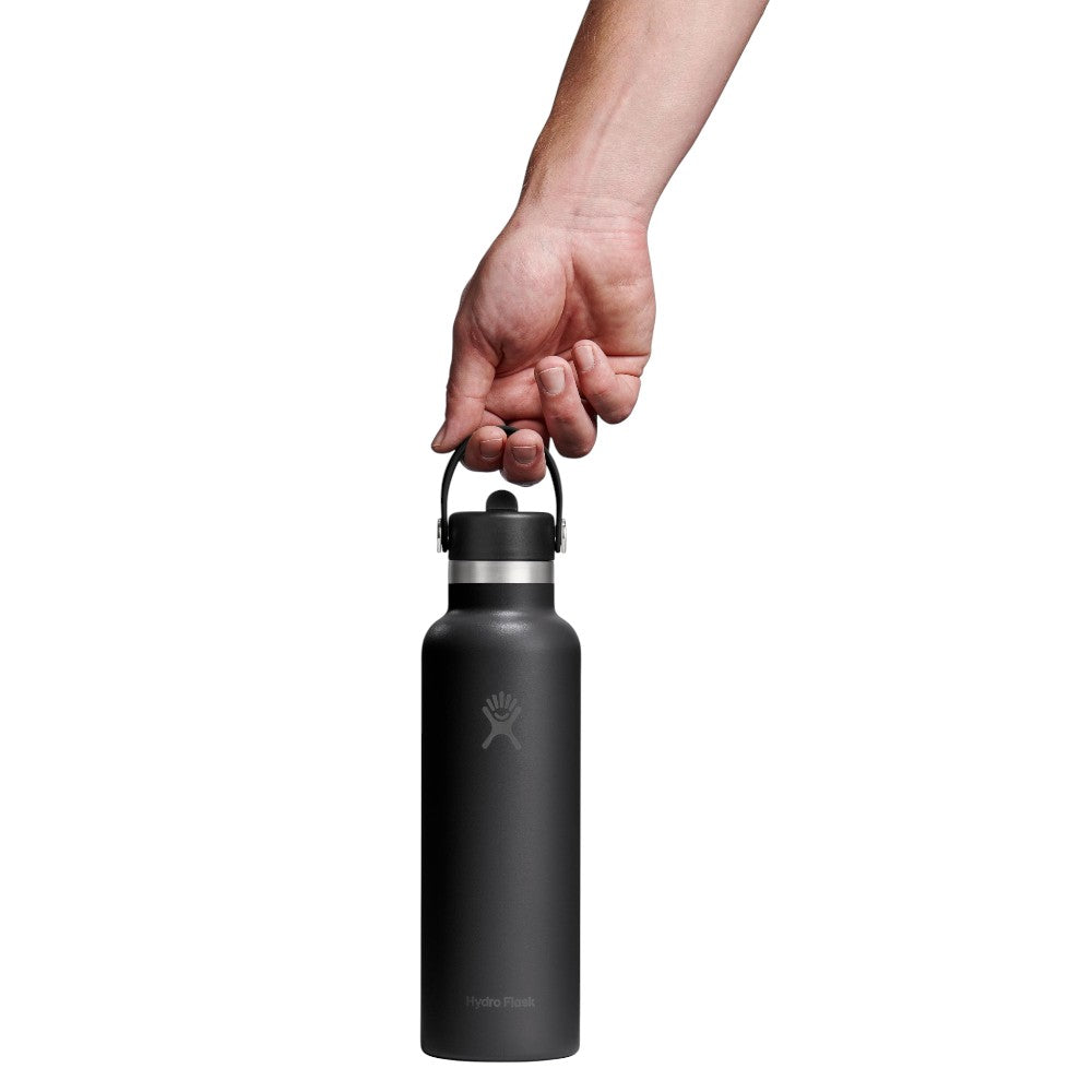 Hydro Flask 21oz Standard Mouth with Straw Cap Bottle, 621ml
