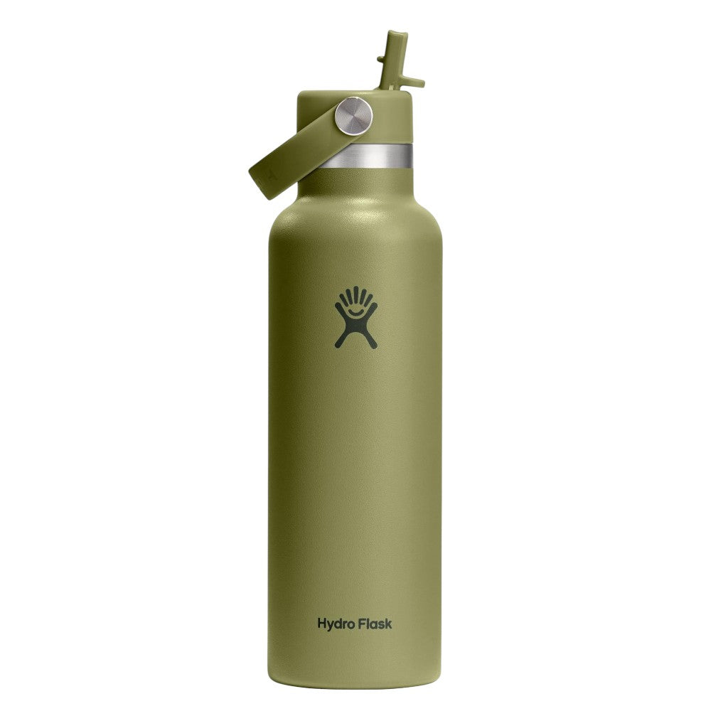 Hydro Flask 21oz Standard Mouth with Straw Cap Bottle, 621ml