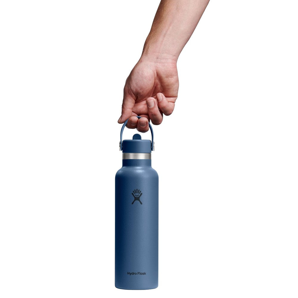 Hydro Flask 21oz Standard Mouth with Straw Cap Bottle, 621ml
