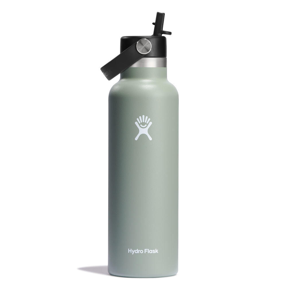 Hydro Flask 21oz Standard Mouth with Straw Cap Bottle, 621ml