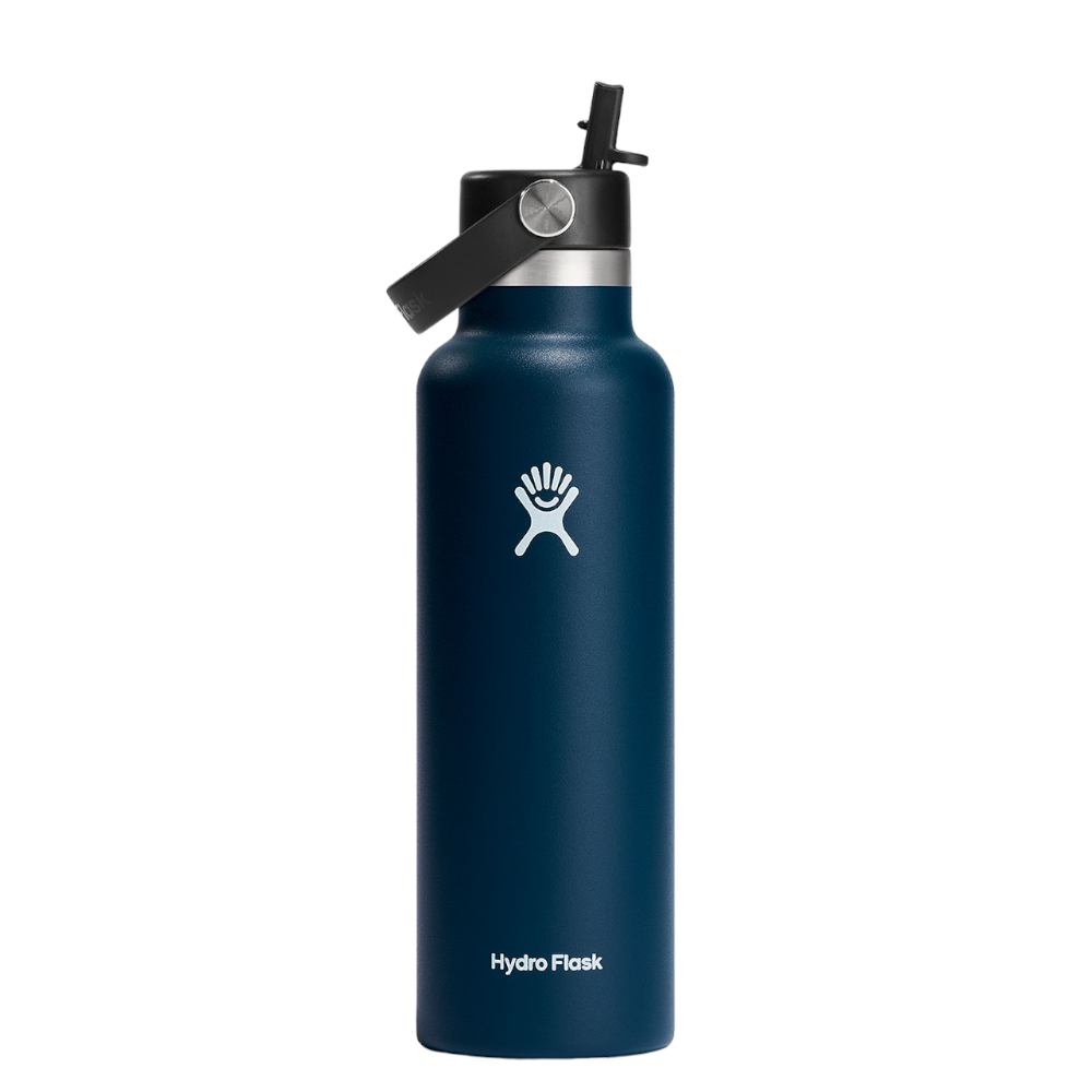 Hydro Flask 21oz Standard Mouth with Straw Cap Bottle, 621ml