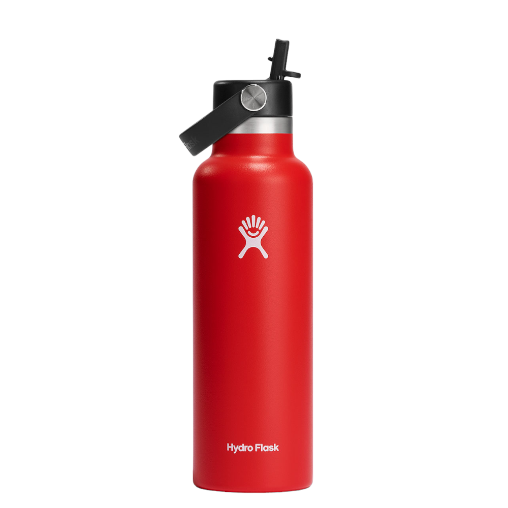 Hydro Flask 21oz Standard Mouth with Straw Cap Bottle, 621ml