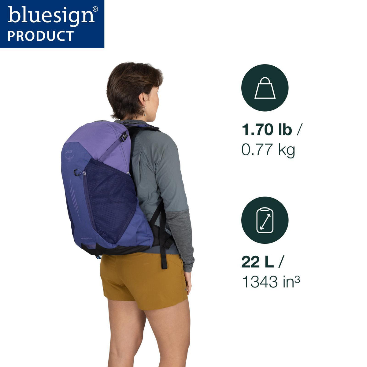 Osprey Hikelite LT 22 Unisex Hiking Pack