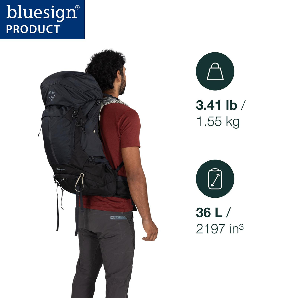 Osprey Stratos 36 Men's Hiking Backpack