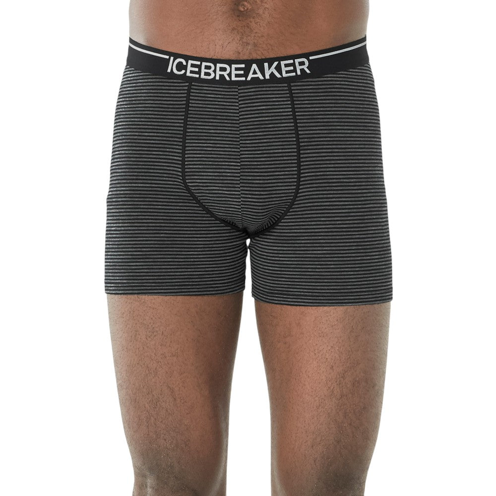 Icebreaker Men's Merino 150 Anatomica Boxers - Heather/Black