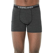 Icebreaker Men's Merino 150 Anatomica Boxers - Heather/Black