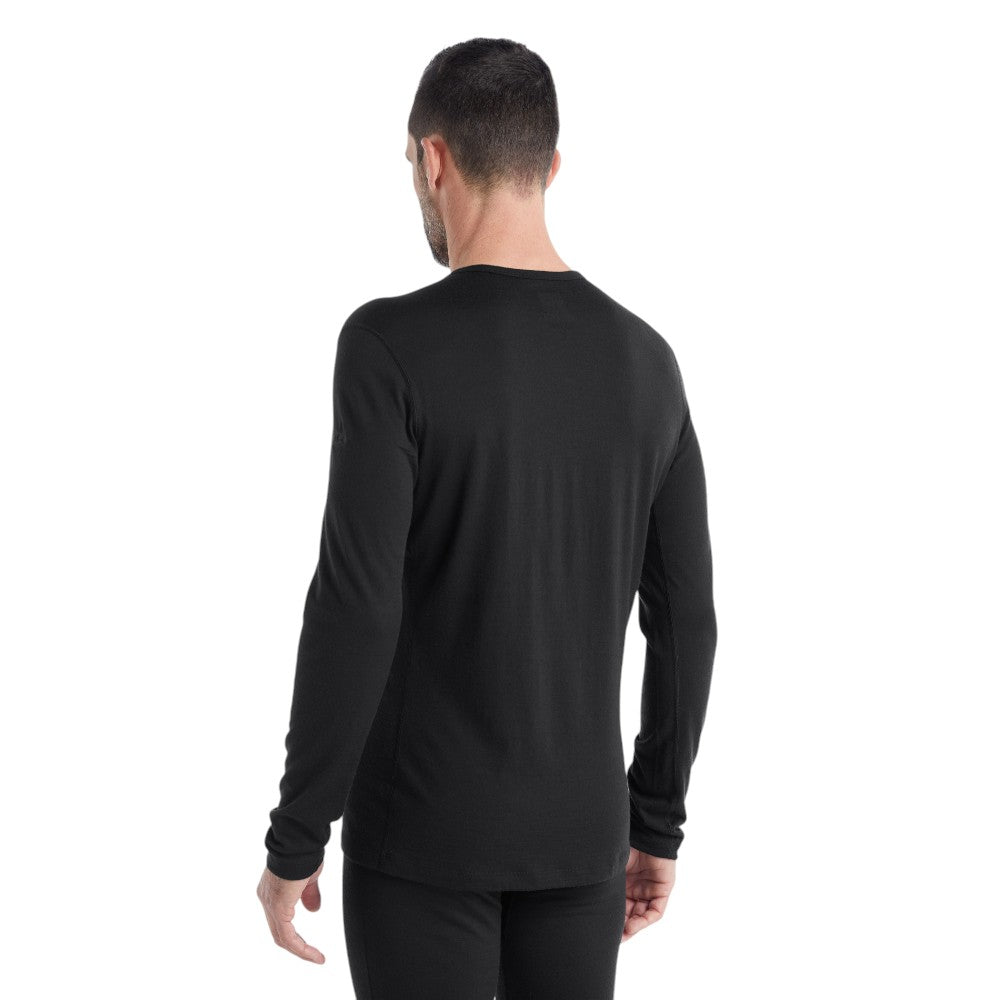 Icebreaker Men's Merino 200 Oasis Thermal Top - Black