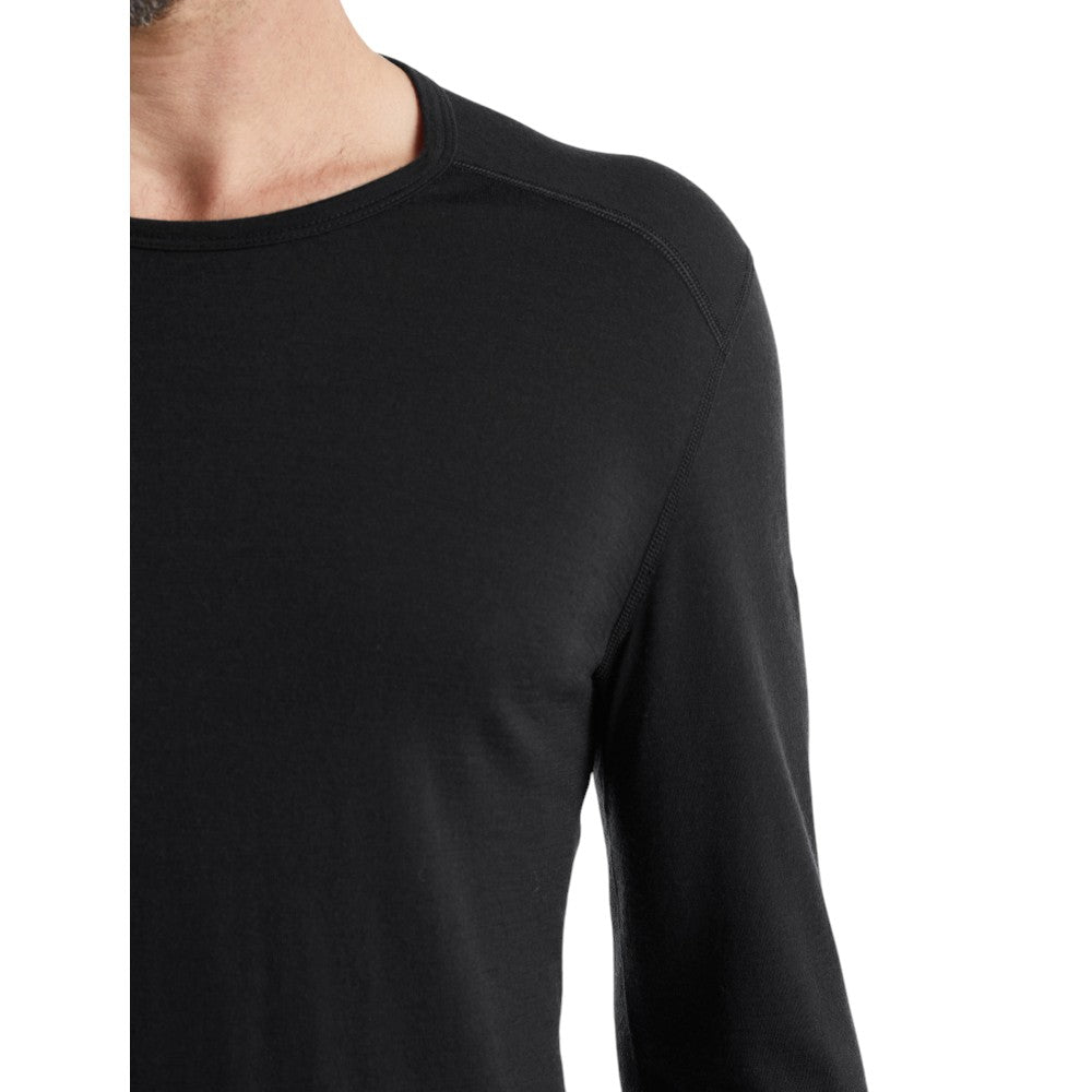 Icebreaker Men's Merino 200 Oasis Thermal Top - Black