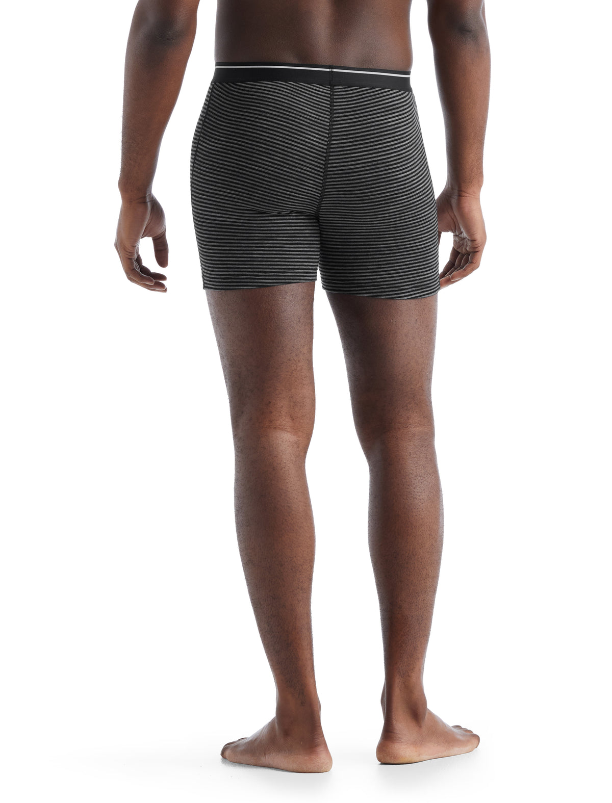Icebreaker Men's Merino 150 Anatomica Boxers - Heather/Black