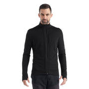 Icebreaker Men's Merino 260 Quantum Long Zip Jacket - Black