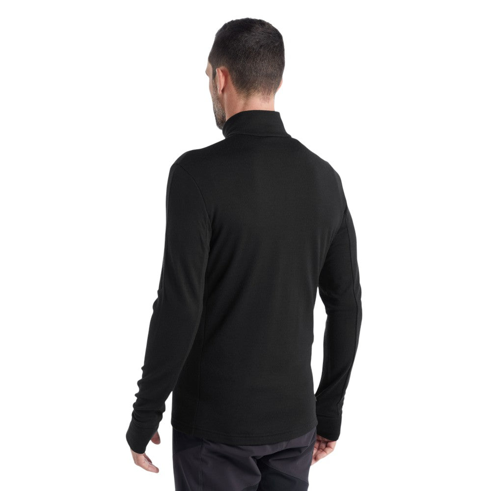 Icebreaker Men's Merino 260 Quantum Long Zip Jacket - Black