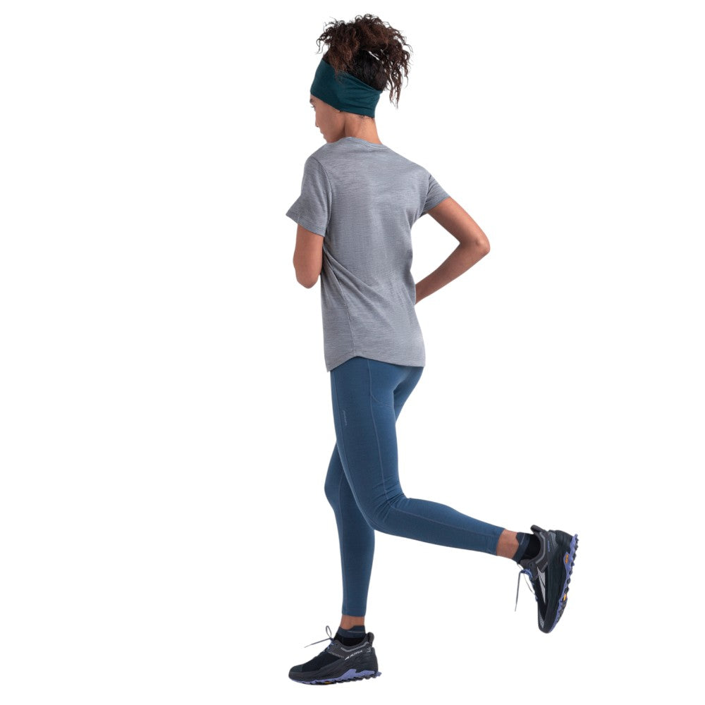 Icebreaker Women's Merino Blend 125 Cool-Lite Sphere Short Sleeve T-Shirt - Metro Heather