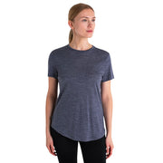 Icebreaker Women's Merino Blend 125 Cool-Lite Sphere T-Shirt - Navy Heather