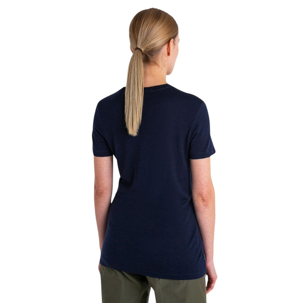 Icebreaker Women's Merino 150 Tech Lite III T-Shirt - Midnight Navy