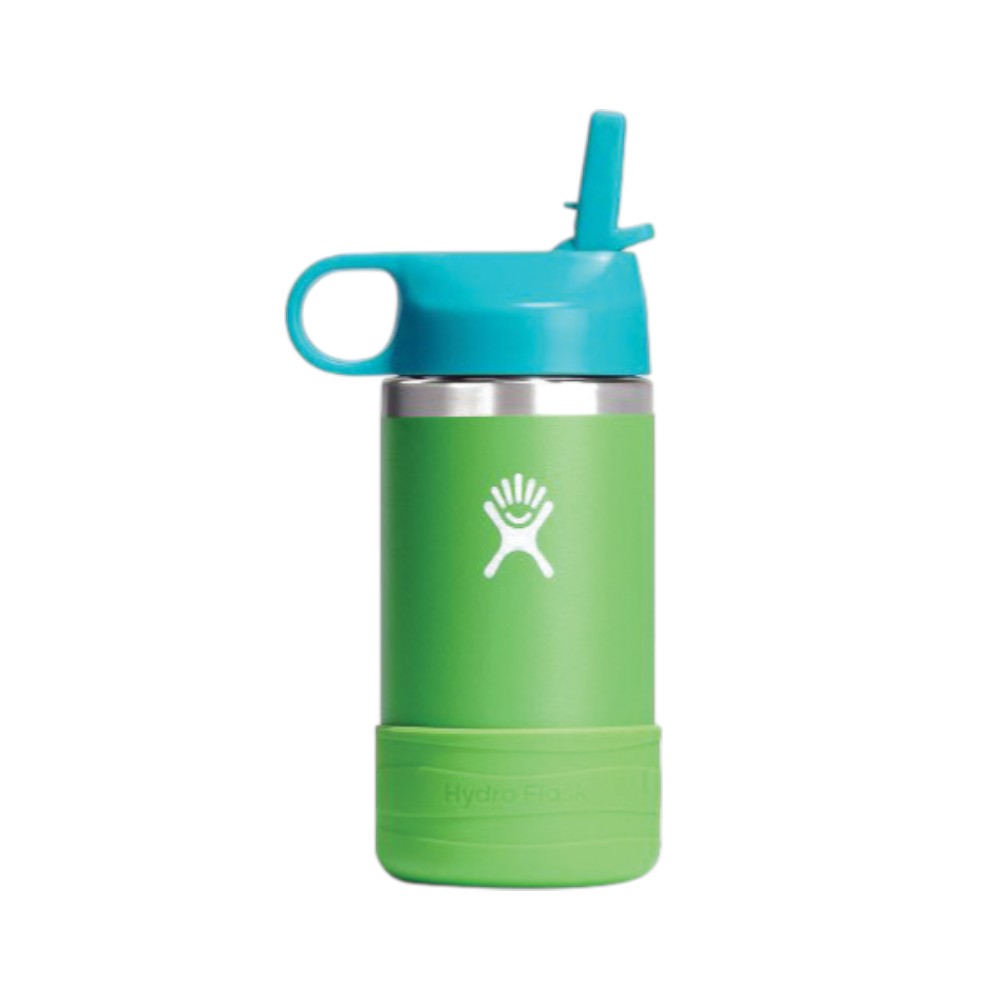 Hydro Flask Kids 12oz Wide Mouth with Straw Cap Bottle, 352ml
