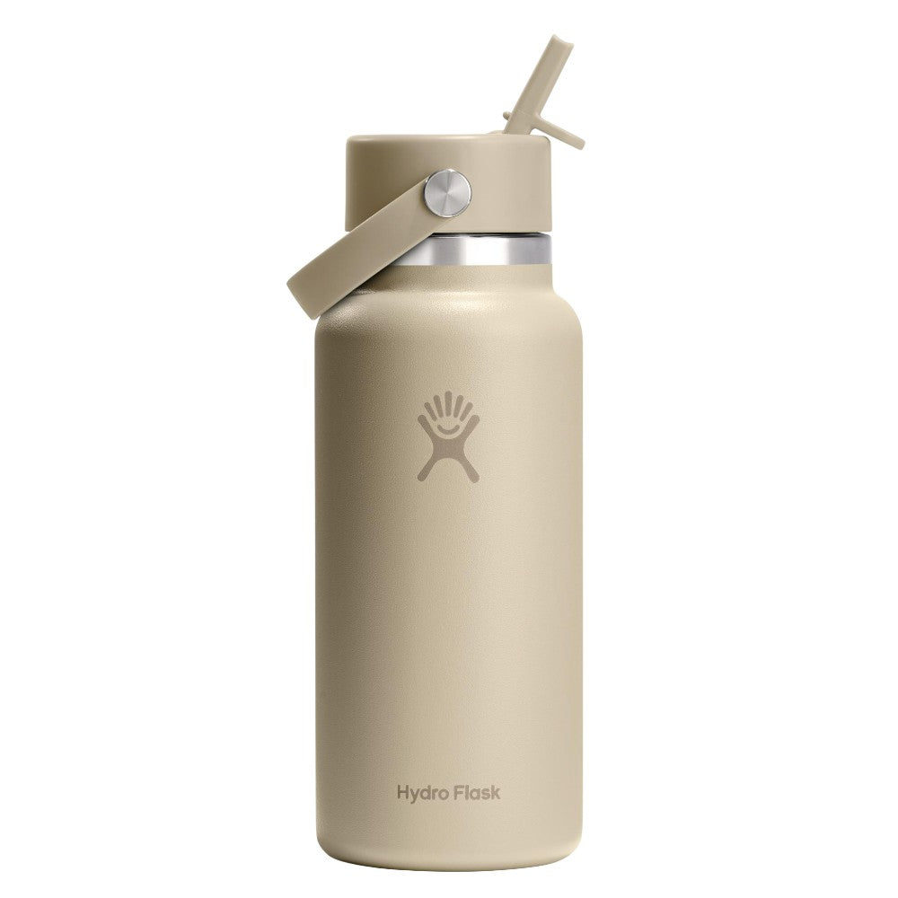 Hydro Flask 32oz Wide Mouth Bottle with Straw Cap, 946ml