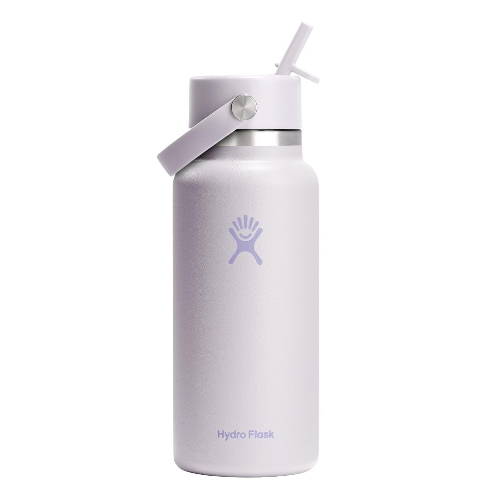 Hydro Flask 32oz Wide Mouth Bottle with Straw Cap, 946ml