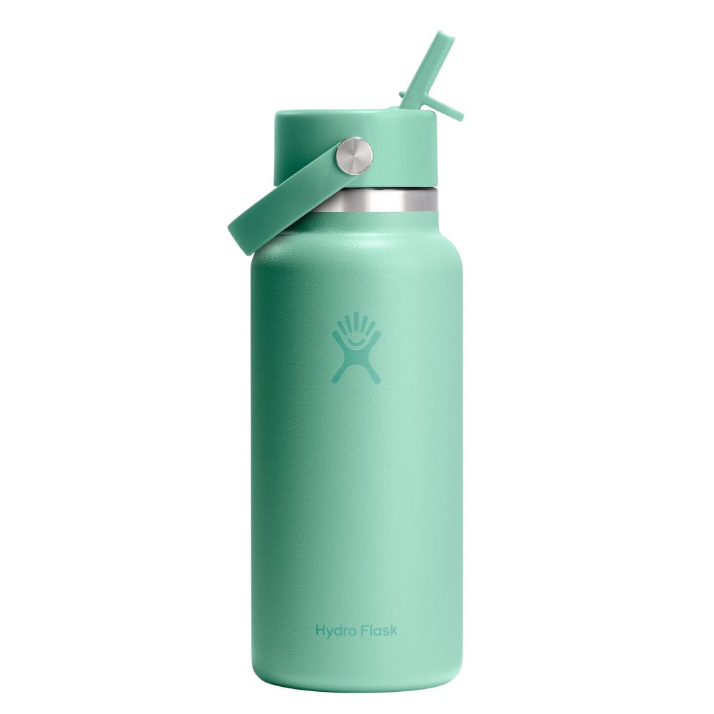 Hydro Flask 32oz Wide Mouth Bottle with Straw Cap, 946ml