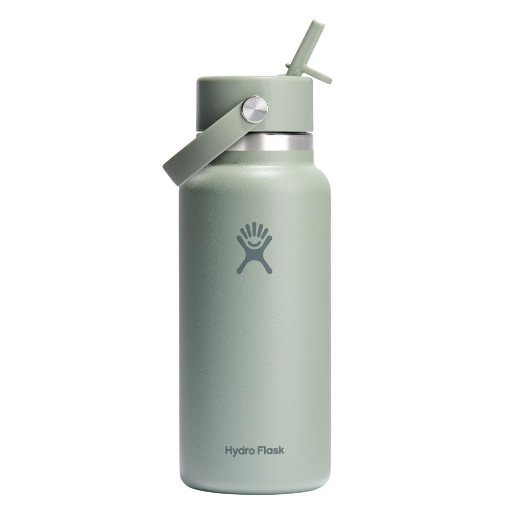 Hydro Flask 32oz Wide Mouth Bottle with Straw Cap, 946ml