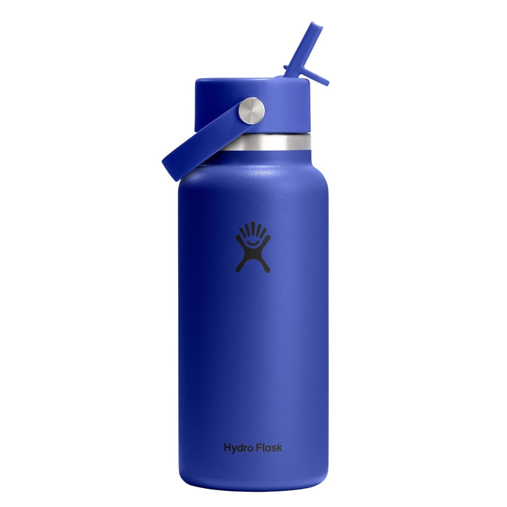 Hydro Flask 32oz Wide Mouth Bottle with Straw Cap, 946ml
