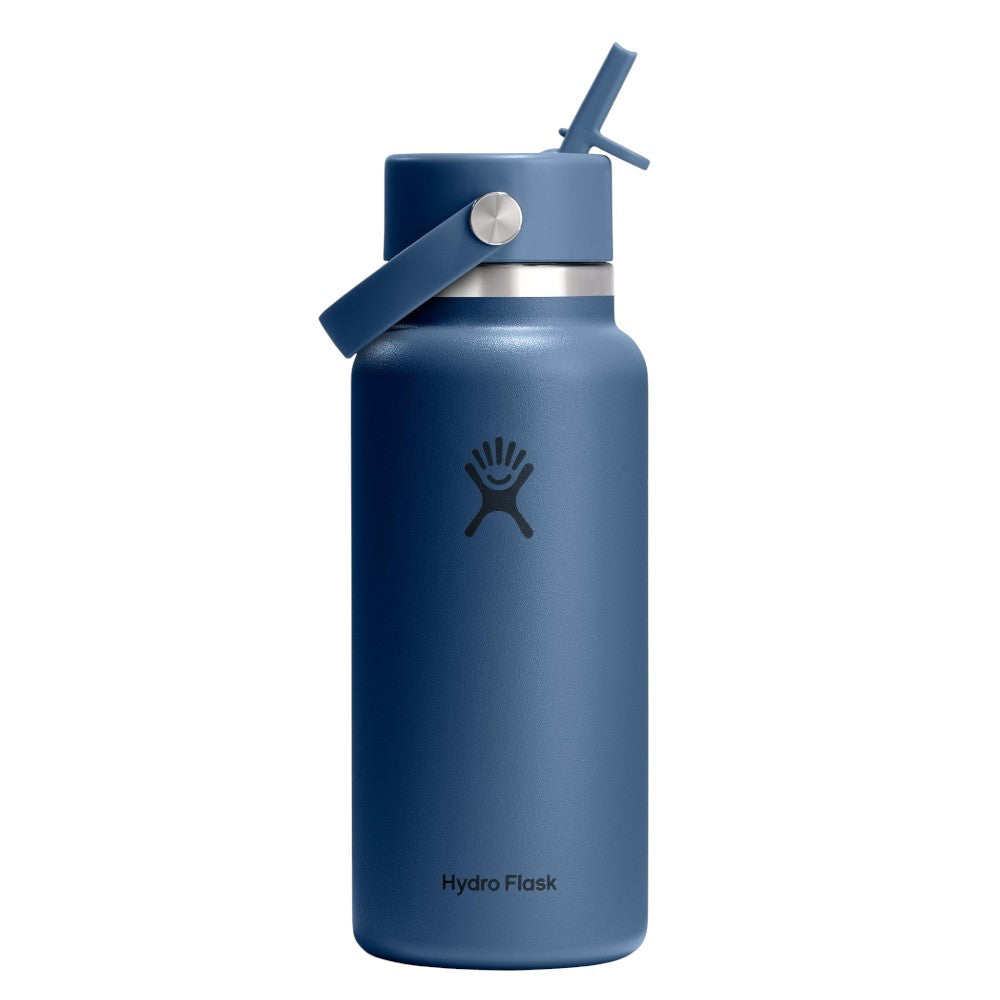 Hydro Flask 32oz Wide Mouth Bottle with Straw Cap, 946ml