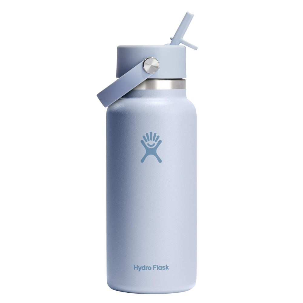 Hydro Flask 32oz Wide Mouth Bottle with Straw Cap, 946ml
