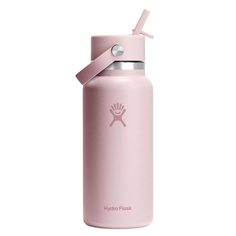 Hydro Flask 32oz Wide Mouth Bottle with Straw Cap, 946ml