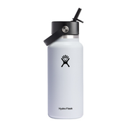Hydro Flask 32oz Wide Mouth Bottle with Straw Cap, 946ml