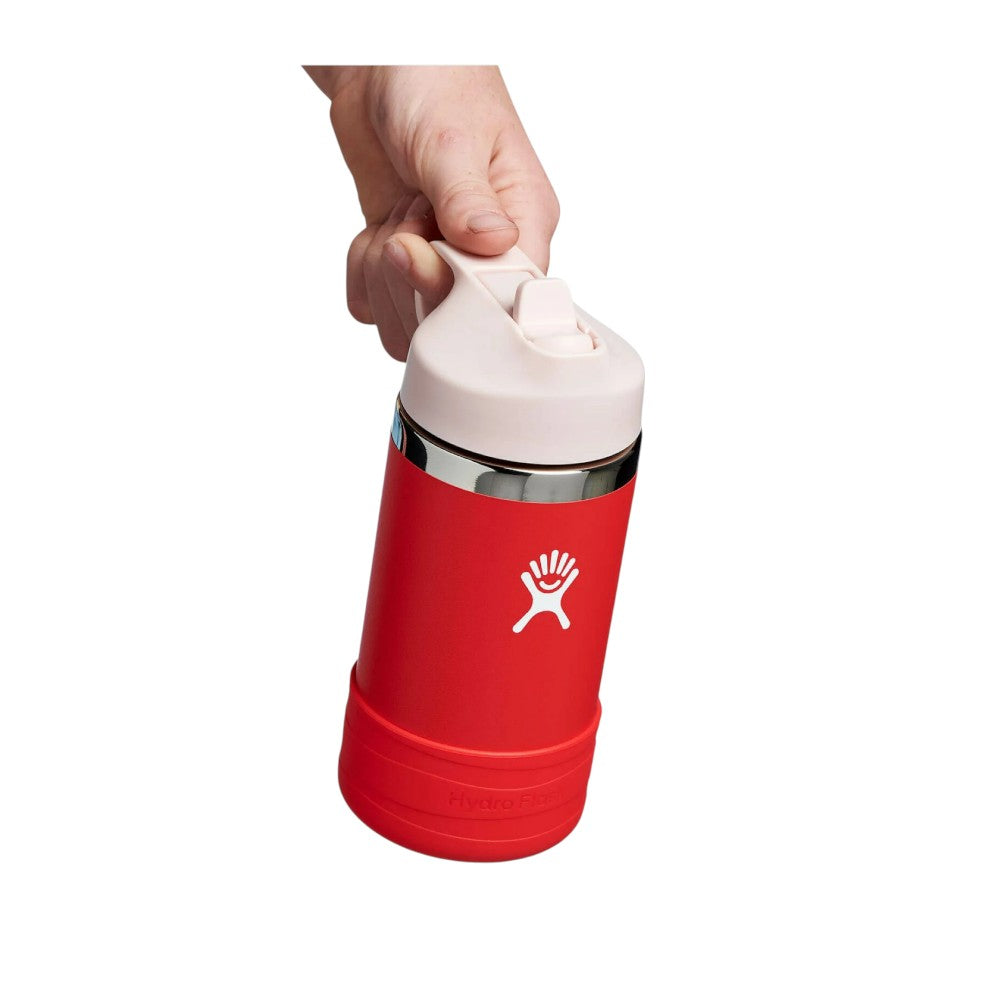 Hydro Flask Kids 12oz Wide Mouth with Straw Cap Bottle, 352ml