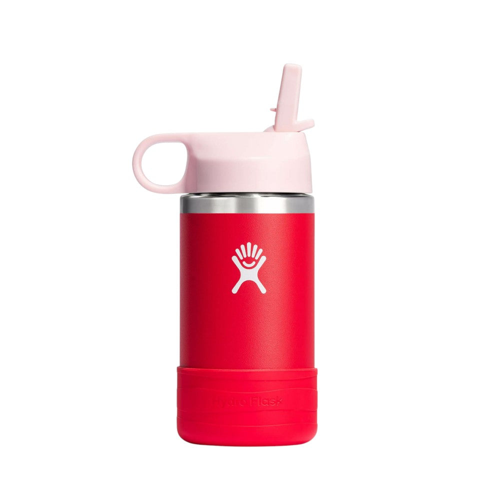Hydro Flask Kids 12oz Wide Mouth with Straw Cap Bottle, 352ml